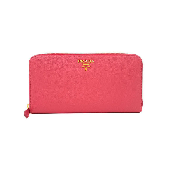 Prada Zip Leather Saffiano Long Wallet - Picture 1 of 5